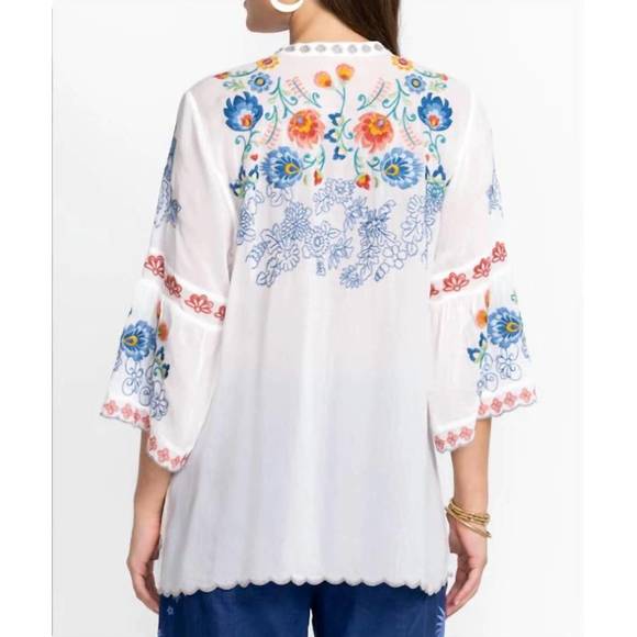 NEW JOHNNY WAS maverick blouse in white - Picture 5 of 6